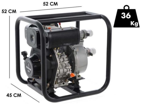 Blackstone BD 5000 Wärmemotorpumpe 50 mm Anschlüsse – 2 Zoll – selbstansaugend – 5,5 PS – Euro 5 Diesel
